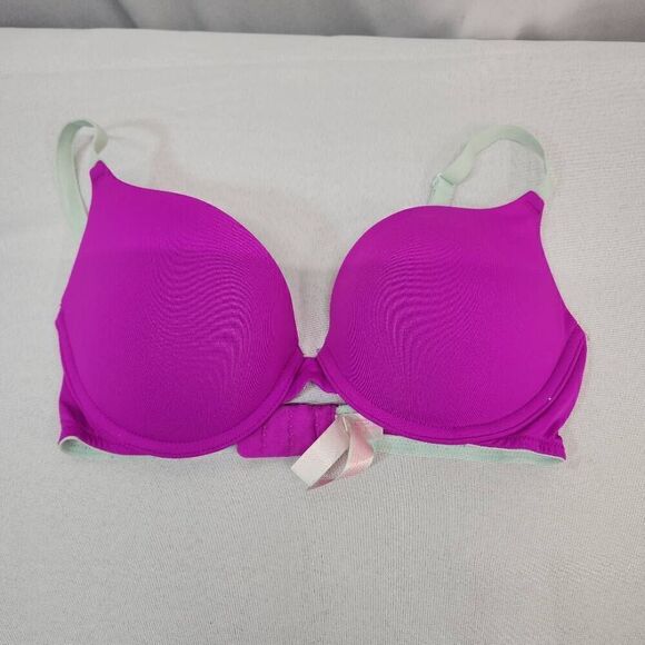 PINK Wear Everywhere Push-up Pigeonnant Size 34C Pink Bra - Picture 1 of 4